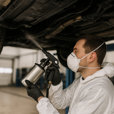 Konserwacja podwozia w Żukowie