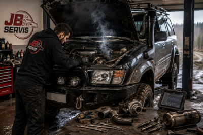Naprawa 4x4 z silnikiem diesla